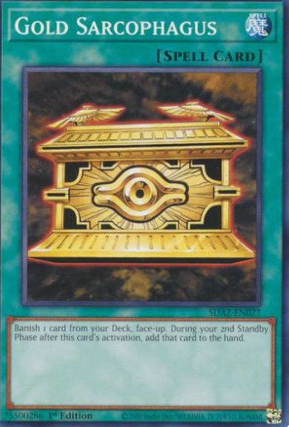 Gold Sarcophagus - SDAZ-EN027 - Common 1st Edition