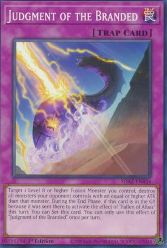 Judgment of the Branded - SDAZ-EN034 - Common 1st Edition