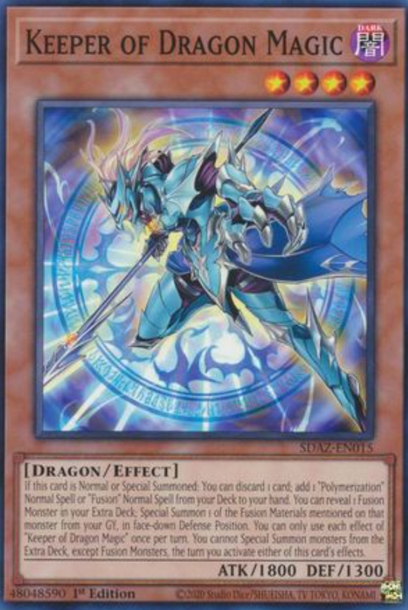 Keeper of Dragon Magic - SDAZ-EN015 - Common 1st Edition