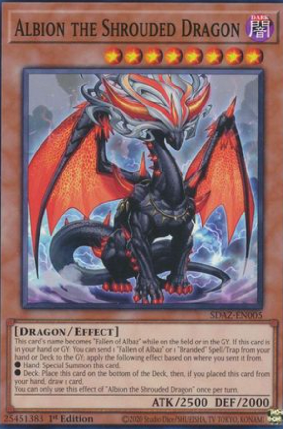 Albion the Shrouded Dragon - SDAZ-EN005 - Common 1st Edition