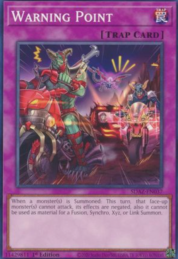 Warning Point - SDAZ-EN037 - Common 1st Edition