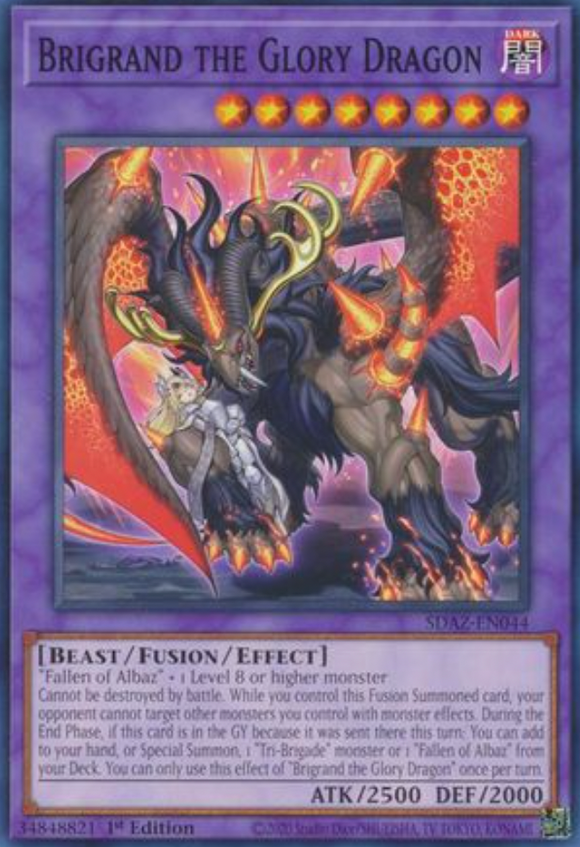 Brigrand the Glory Dragon - SDAZ-EN044 - Common 1st Edition