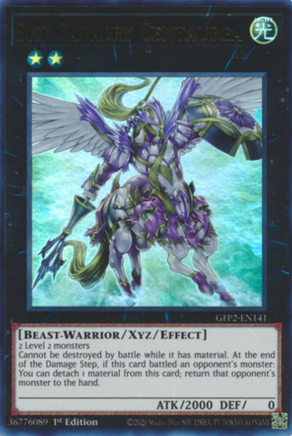 Sky Cavalry Centaurea - GFP2-EN141 - Ultra Rare 1st Edition