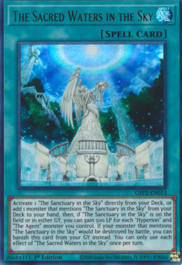 The Sacred Waters in the Sky - GFP2-EN013 - Ultra Rare 1st Edition