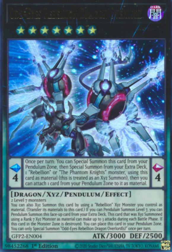 Odd-Eyes Rebellion Dragon Overlord - GFP2-EN004 - Ultra Rare 1st Edition