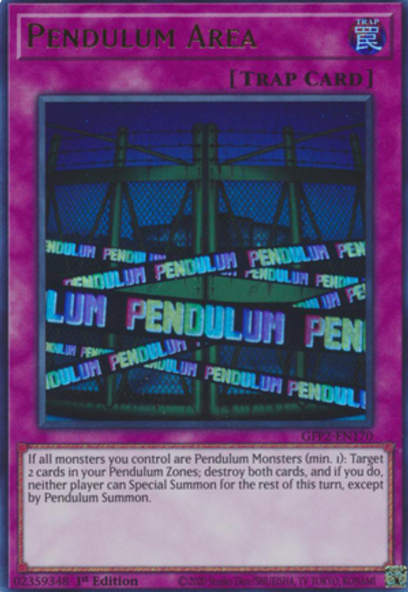 Pendulum Area - GFP2-EN170 - Ultra Rare 1st Edition