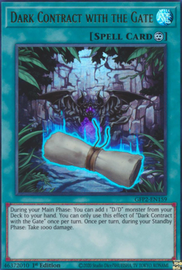 Dark Contract with the Gate - GFP2-EN159 - Ultra Rare 1st Edition