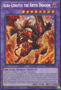 Alba-Lenatus the Abyss Dragon - DIFO-EN035 - Secret Rare 1st Edition