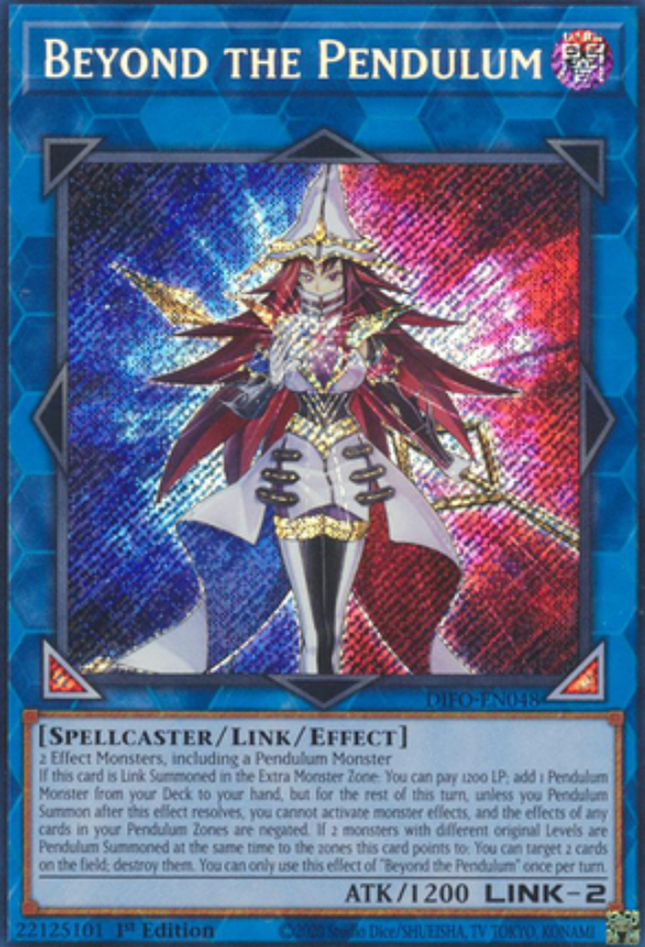 Beyond the Pendulum - DIFO-EN048 - Secret Rare 1st Edition