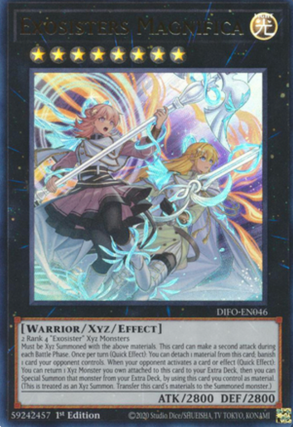 Exosisters Magnifica - DIFO-EN046 - Ultra Rare 1st Edition