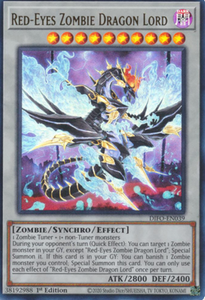 Red-Eyes Zombie Dragon Lord - DIFO-EN039 - Ultra Rare 1st Edition