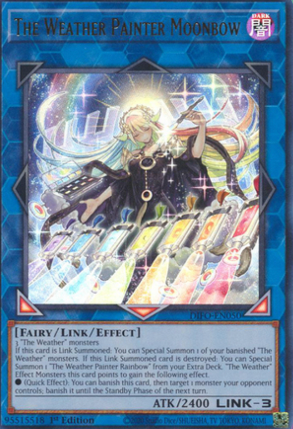 The Weather Painter Moonbow - DIFO-EN050 - Ultra Rare 1st Edition
