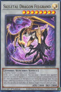 Skeletal Dragon Felgrand - DIFO-EN040 - Ultra Rare 1st Edition