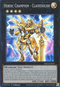 Heroic Champion - Claivesolish - DIFO-EN044 - Super Rare 1st Edition