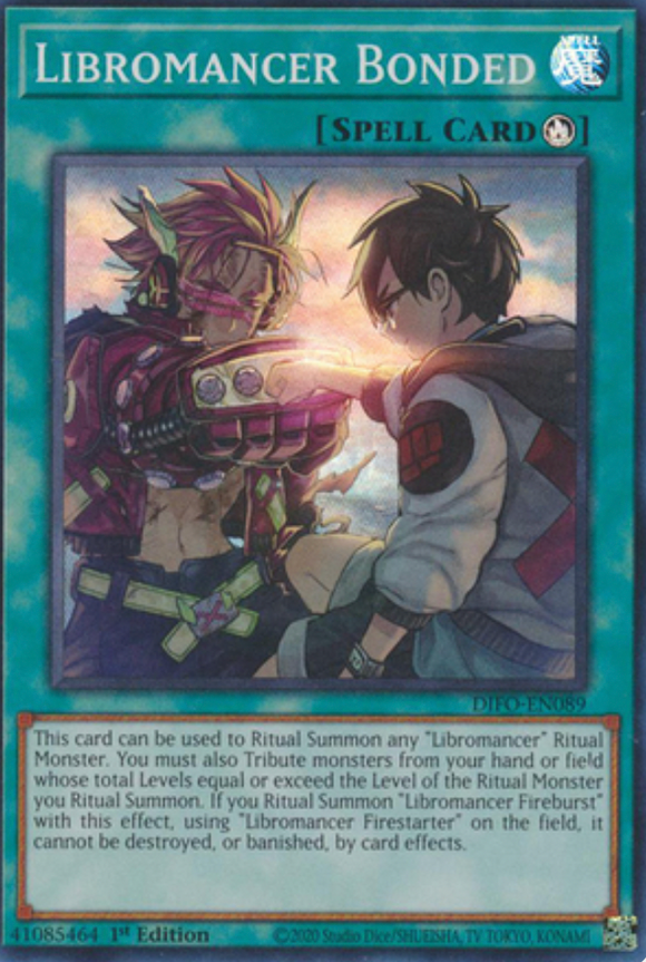 Libromancer Bonded - DIFO-EN089 - Super Rare 1st Edition