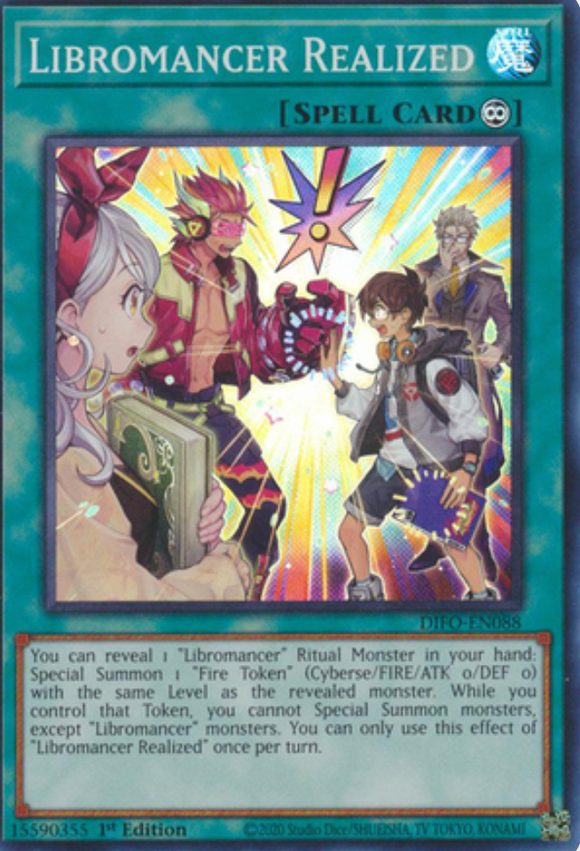 Libromancer Realized - DIFO-EN088 - Super Rare 1st Edition