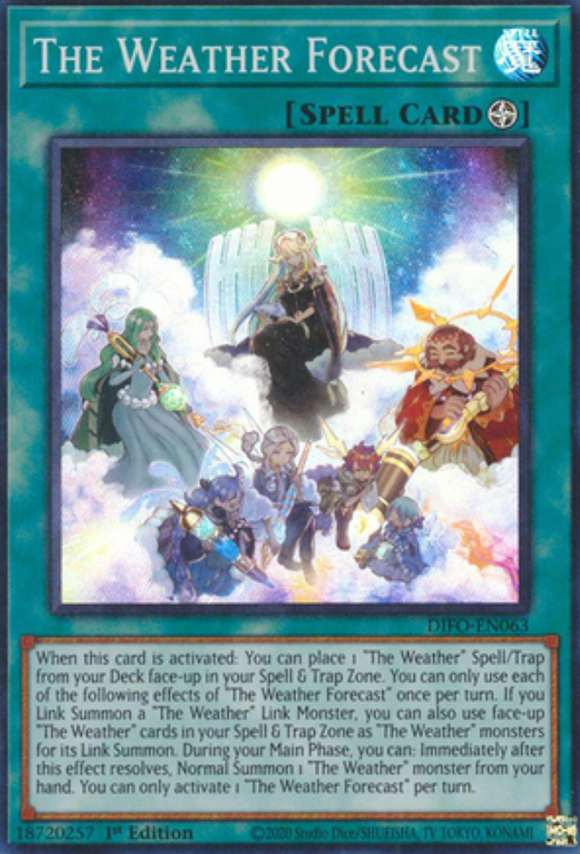 The Weather Forecast - DIFO-EN063 - Super Rare 1st Edition