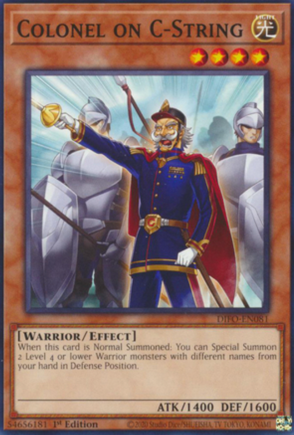 Colonel on C-String - DIFO-EN081 - Common 1st Edition