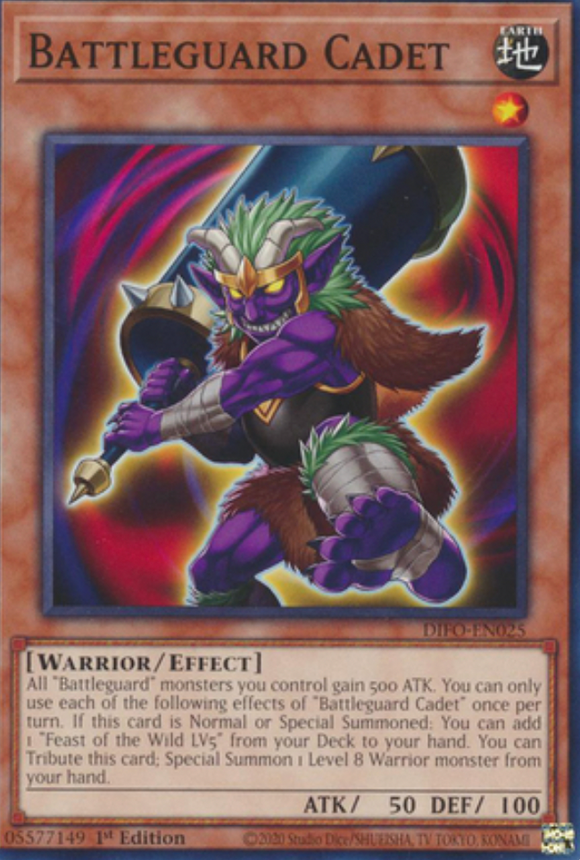Battleguard Cadet - DIFO-EN025 - Common 1st Edition