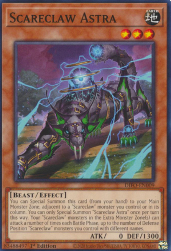 Scareclaw Astra - DIFO-EN009 - Common 1st Edition