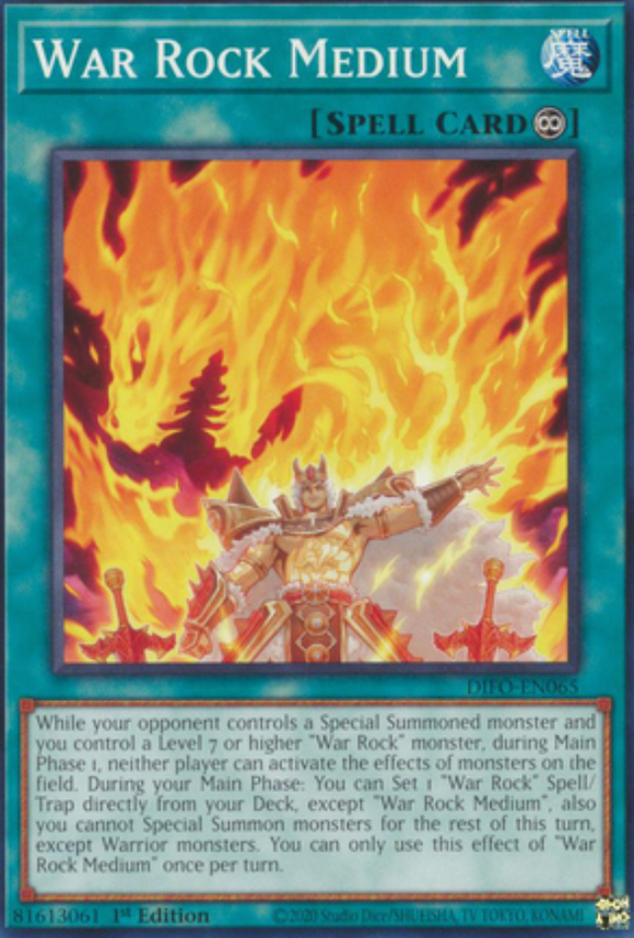 War Rock Medium - DIFO-EN065 - Common 1st Edition