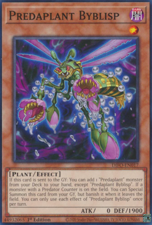 Predaplant Byblisp - DIFO-EN017 - Common 1st Edition