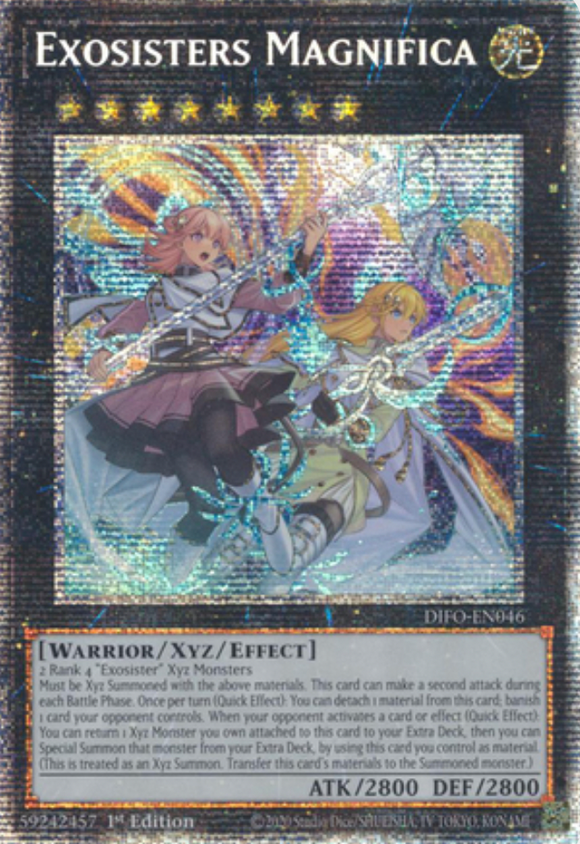 Exosisters Magnifica - DIFO-EN046 - Starlight Rare 1st Edition