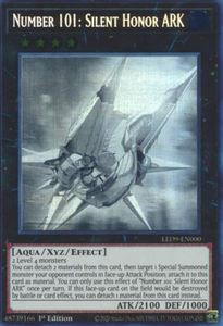 Number 101: Silent Honor ARK - LED9-EN000 - Ghost Rare 1st Edition
