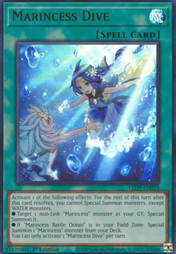 Marincess Dive - LED9-EN035 - Ultra Rare 1st Edition