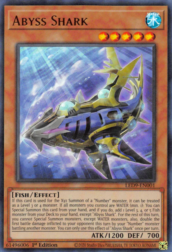 Abyss Shark - LED9-EN001 - Ultra Rare 1st Edition