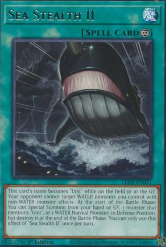 Sea Stealth II - LED9-EN021 - Rare 1st Edition
