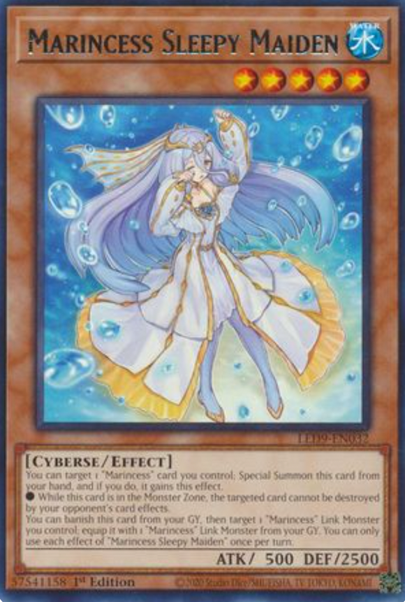 Marincess Sleepy Maiden - LED9-EN032 - Rare 1st Edition