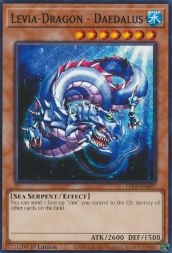 Levia-Dragon - Daedalus - LED9-EN047 - Rare 1st Edition
