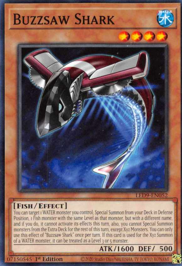 Buzzsaw Shark - LED9-EN052 - Common 1st Edition