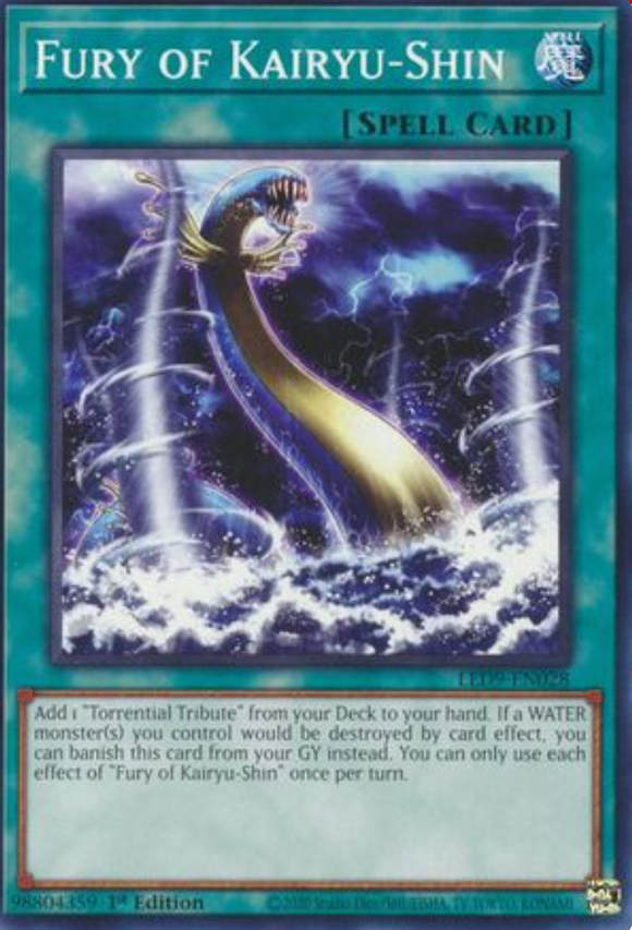 Fury of Kairyu-Shin - LED9-EN028 - Common 1st Edition