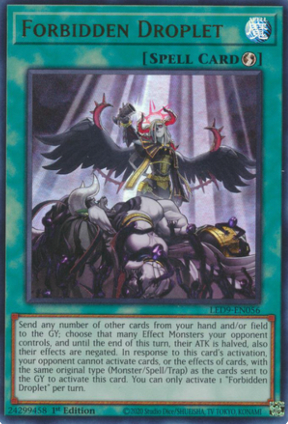 Forbidden Droplet - LED9-EN056 - Ultra Rare 1st Edition