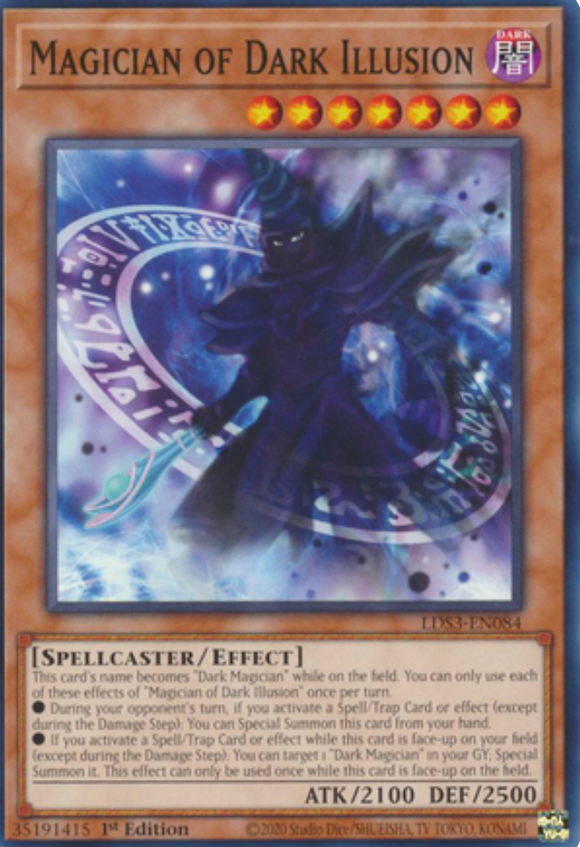 Magician of Dark Illusion - LDS3-EN084 - Common 1st Edition