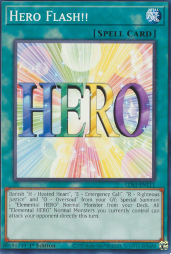 HERO Flash!! - LDS3-EN111 - Common 1st Edition