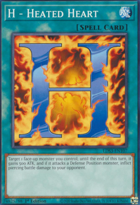 H - Heated Heart - LDS3-EN107 - Common 1st Edition