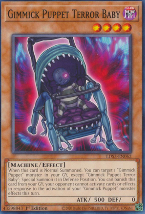 Gimmick Puppet Terror Baby - LDS3-EN061 - Common 1st Edition
