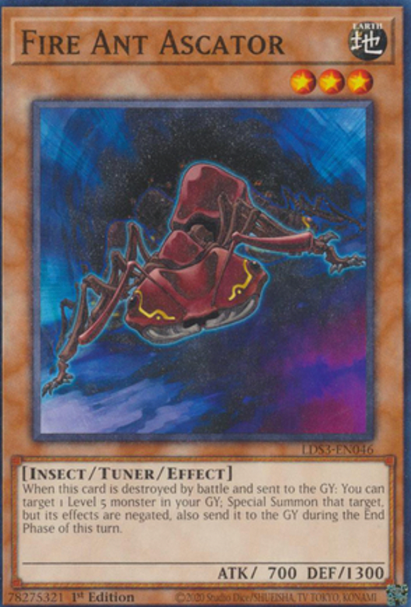 Fire Ant Ascator - LDS3-EN046 - Common 1st Edition