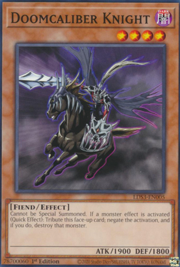 Doomcaliber Knight - LDS3-EN006 - Common 1st Edition