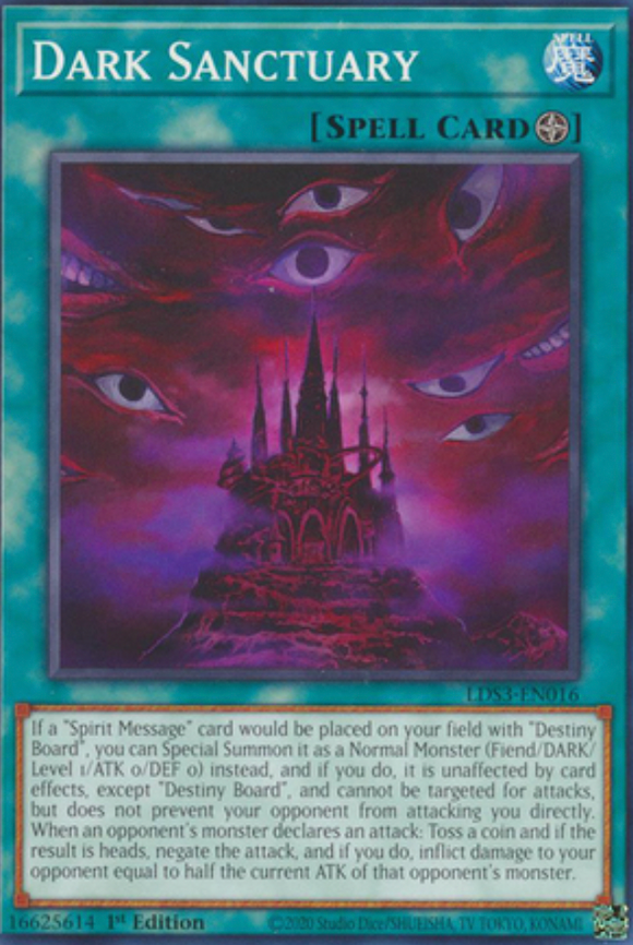 Dark Sanctuary - LDS3-EN016 - Common 1st Edition