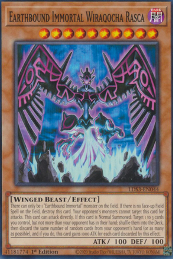 Earthbound Immortal Wiraqocha Rasca - LDS3-EN044 - Common 1st Edition