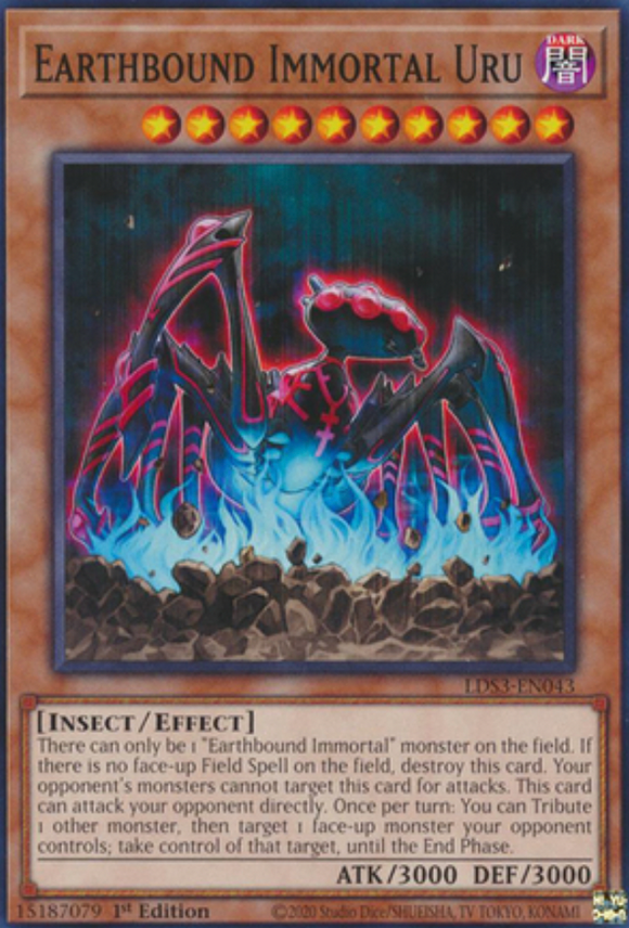 Earthbound Immortal Uru - LDS3-EN043 - Common 1st Edition