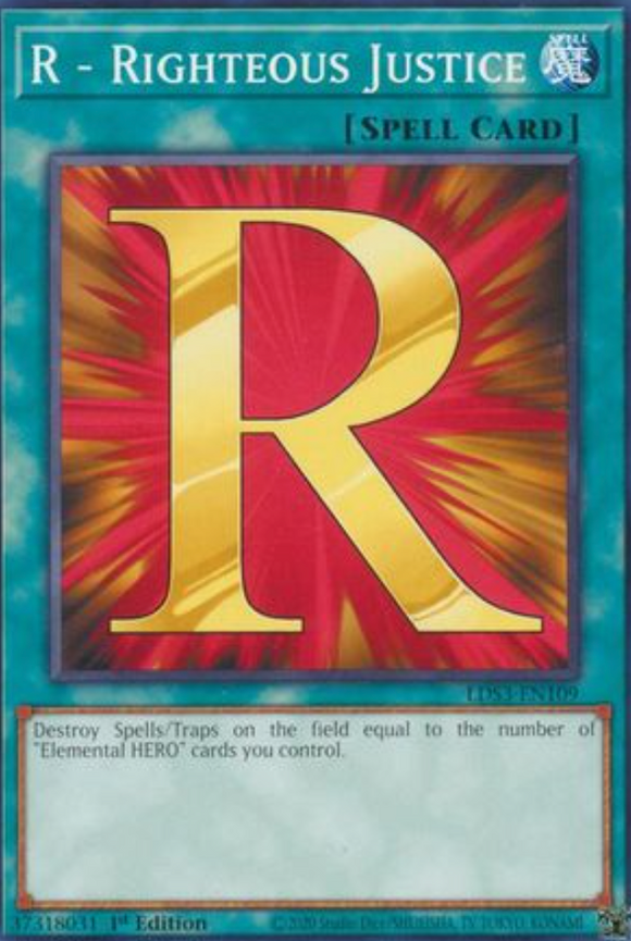 R - Righteous Justice - LDS3-EN109 - Common 1st Edition