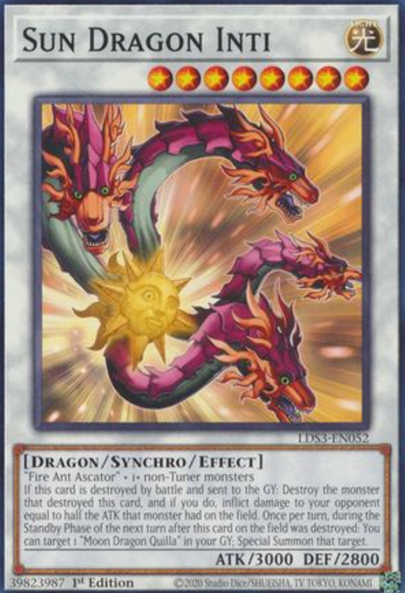 Sun Dragon Inti - LDS3-EN052 - Common 1st Edition
