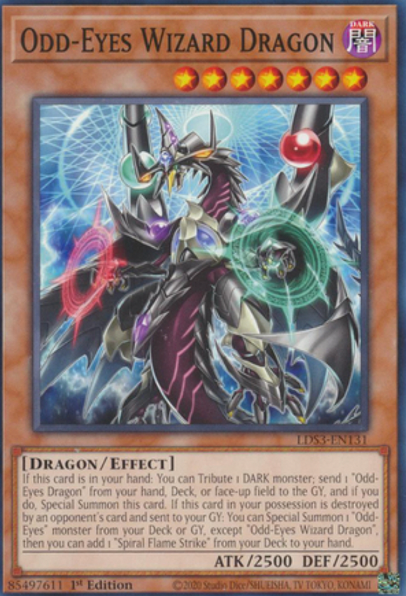 Odd-Eyes Wizard Dragon - LDS3-EN131 - Common 1st Edition