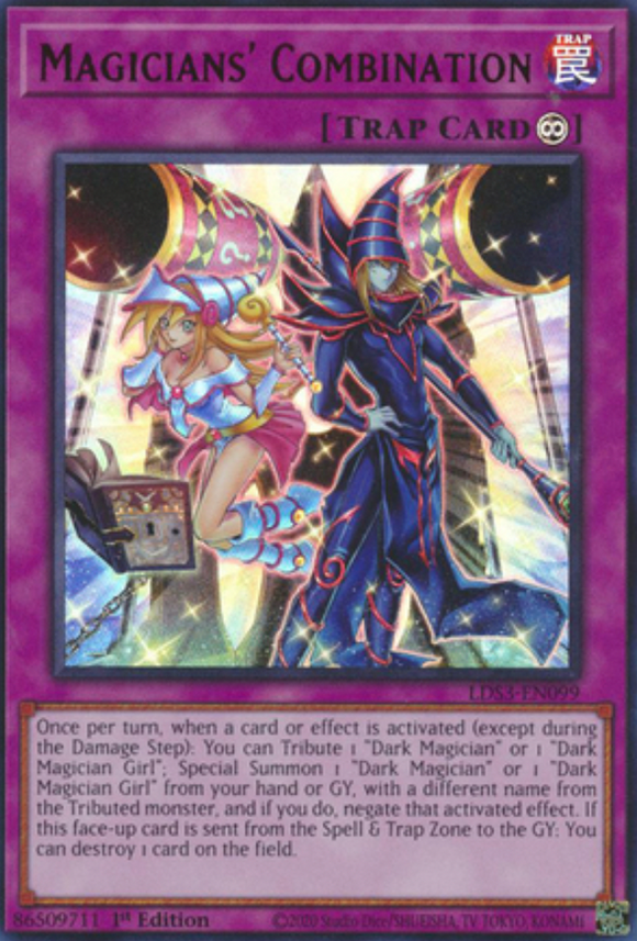 Magicians' Combination - LDS3-EN099 - Ultra Rare 1st Edition (Various Colours)
