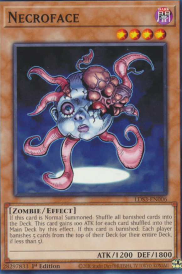 Necroface - LDS3-EN005 - Common 1st Edition